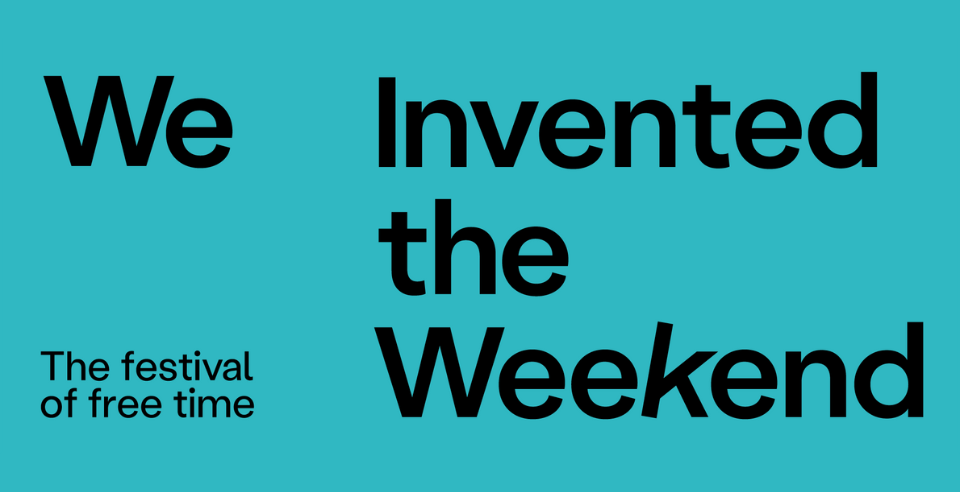 We Invented The Weekend Logo Large